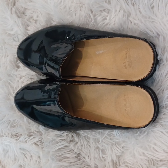 Dansko Lexie Black Patent Leather Mule Slip On Women's Size US 11.5-12 EU 42 NEW - Picture 11 of 16